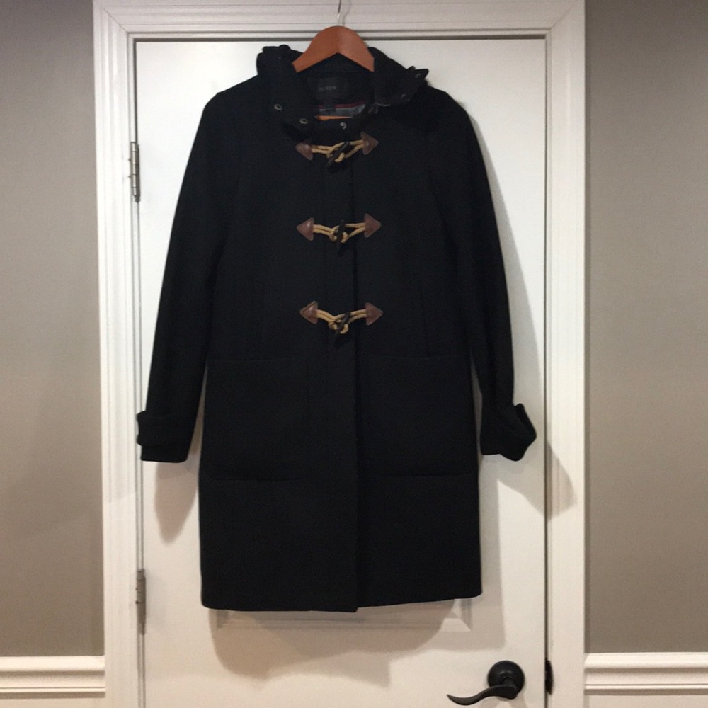 J. Crew black coat